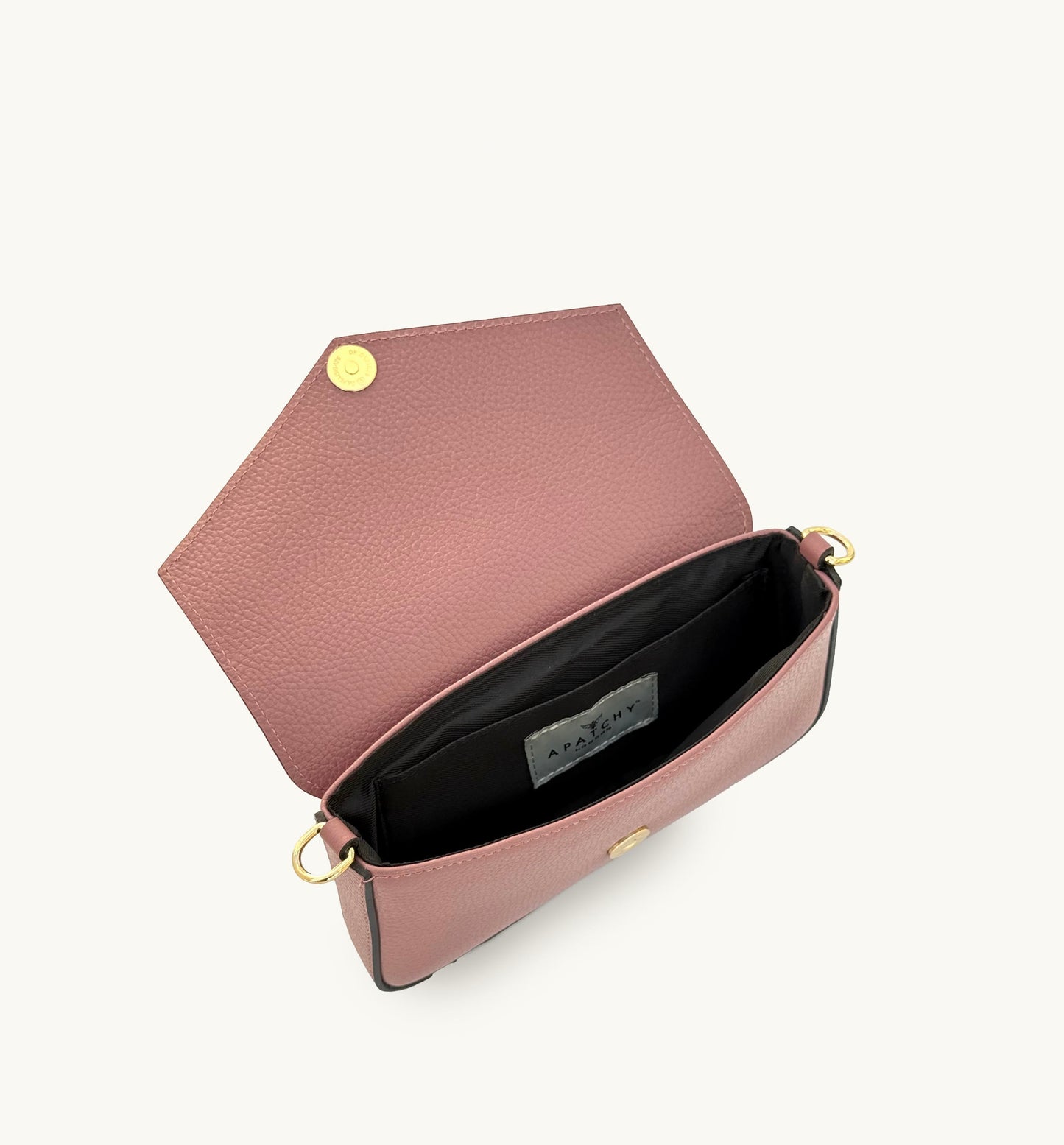 Fobela Munro Antique Rose Leather Shoulder Bag
