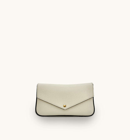Fobela Munro Stone Leather Shoulder Bag