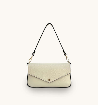 Fobela Munro Stone Leather Shoulder Bag