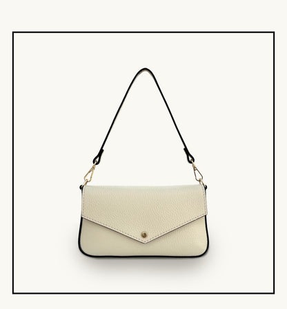 Fobela Munro Stone Leather Shoulder Bag