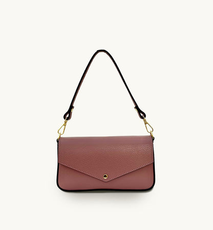 Fobela Munro Antique Rose Leather Shoulder Bag